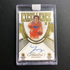 2021-22 Panini Flawless Excellence Signatures RC Josh Giddey Gold /10 Auto