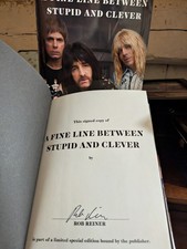 SIGNED ROB REINER~A Fine Line Between Stupid and Clever: The Story of Spinal Tap