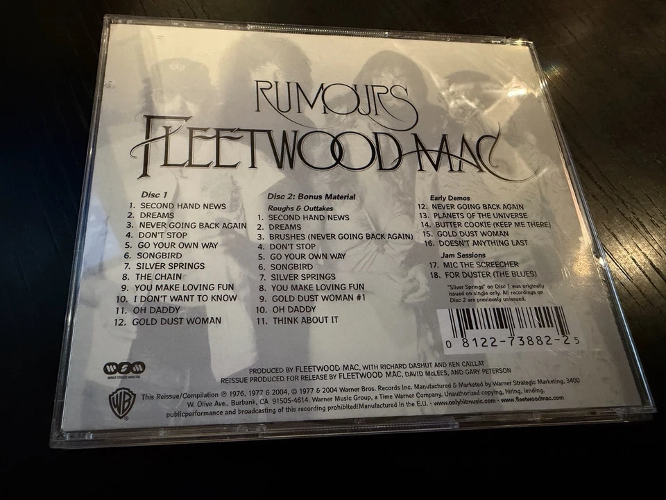 FLEETWOOD MAC - Rumours (CD, Europe, Remastered) MINT-/MINT - Bild 2 von 4