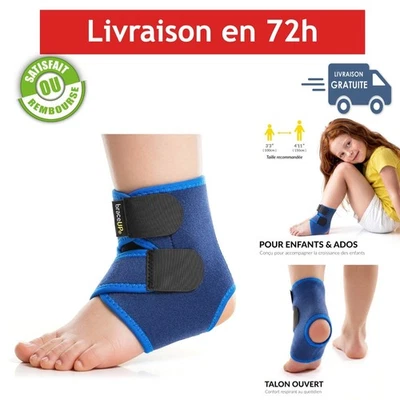 BraceUP Chevillère Enfants - Bandage Réglable pour Entorses - S - Photo 1/4