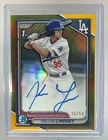 Kellon Lindsey 2024 Bowman Chrome Draft #CPA-KL Gold Refractor Auto 1st RC /50
