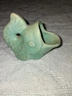 Vintage Shawnee Dolphin Vase Planter aqua  Color