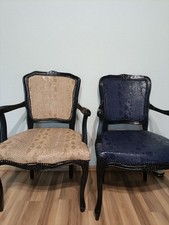 2 X Barocksessel Sessel Stuhl Birkenholz, Thron