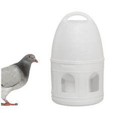 Bird Water Drinker, Pigeon Water Feeding Plastic Drinker Dispenser, 5L Pigeon...