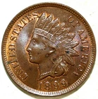 1899 Indian Head UnCirculated RB Cent ☆☆ Great Set Filler ☆☆ 574