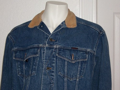 PERRY ELLIS DENIM JEAN JACKET SIZE 