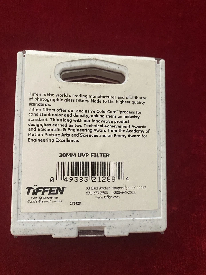 Tiffen 30 mm UV PROTECTOR Filter #30UVP - Image 3 of 3