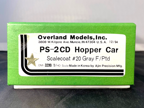 Overland Models, Inc. HO Brass PS-2 CD Hopper Car ( Factory Painted) OMI #3299 - Picture 9 of 9