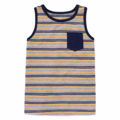 Okie Dokie Boys Tank Top Putting Green Stripe Size 3T New Okie Dokie Boys Tank Top Putting Green Stripe Size 3T New