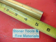 7/8" C360 BRASS SOLID ROUND ROD 5" long New Lathe Bar Stock .875" H02 Cut New