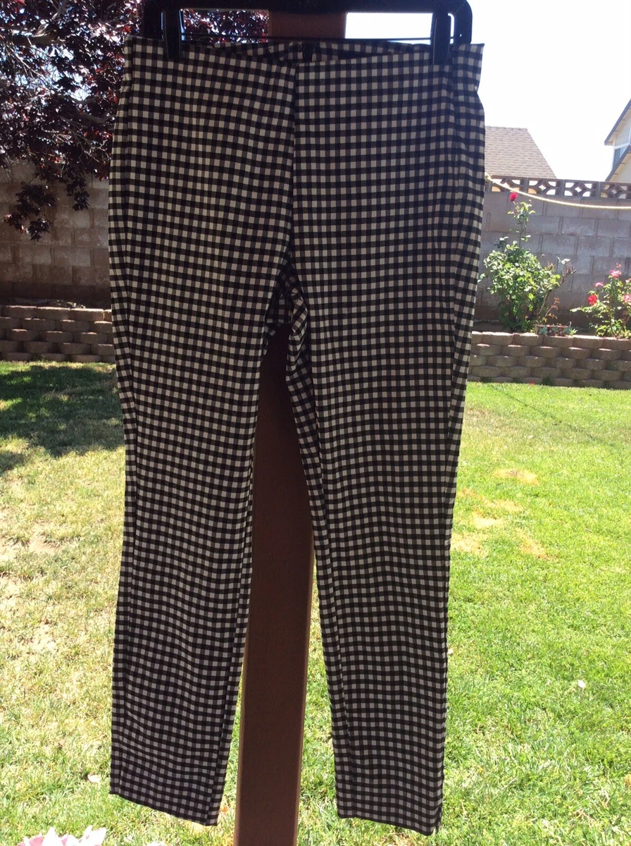 WHO WHAT WEAR Size 12 NWOT Women s Plaid Pants Inseam 29