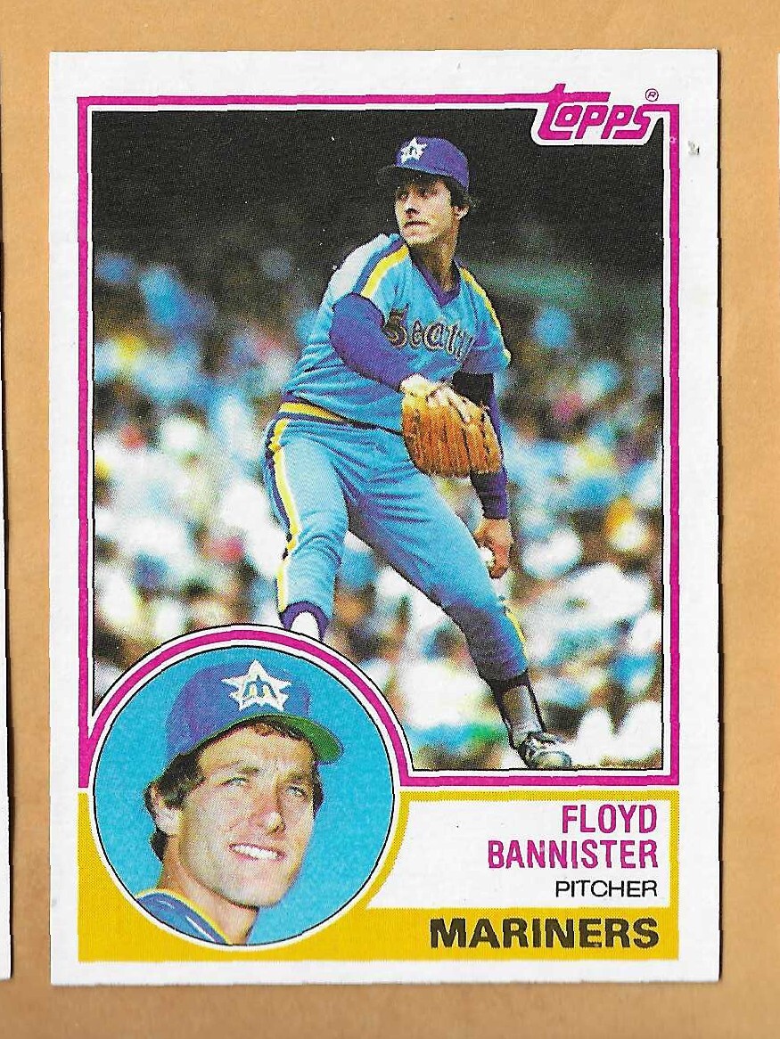 FLOYD BANNISTER SEATTLE MARINERS #545 - TOPPS NM-MT 1983