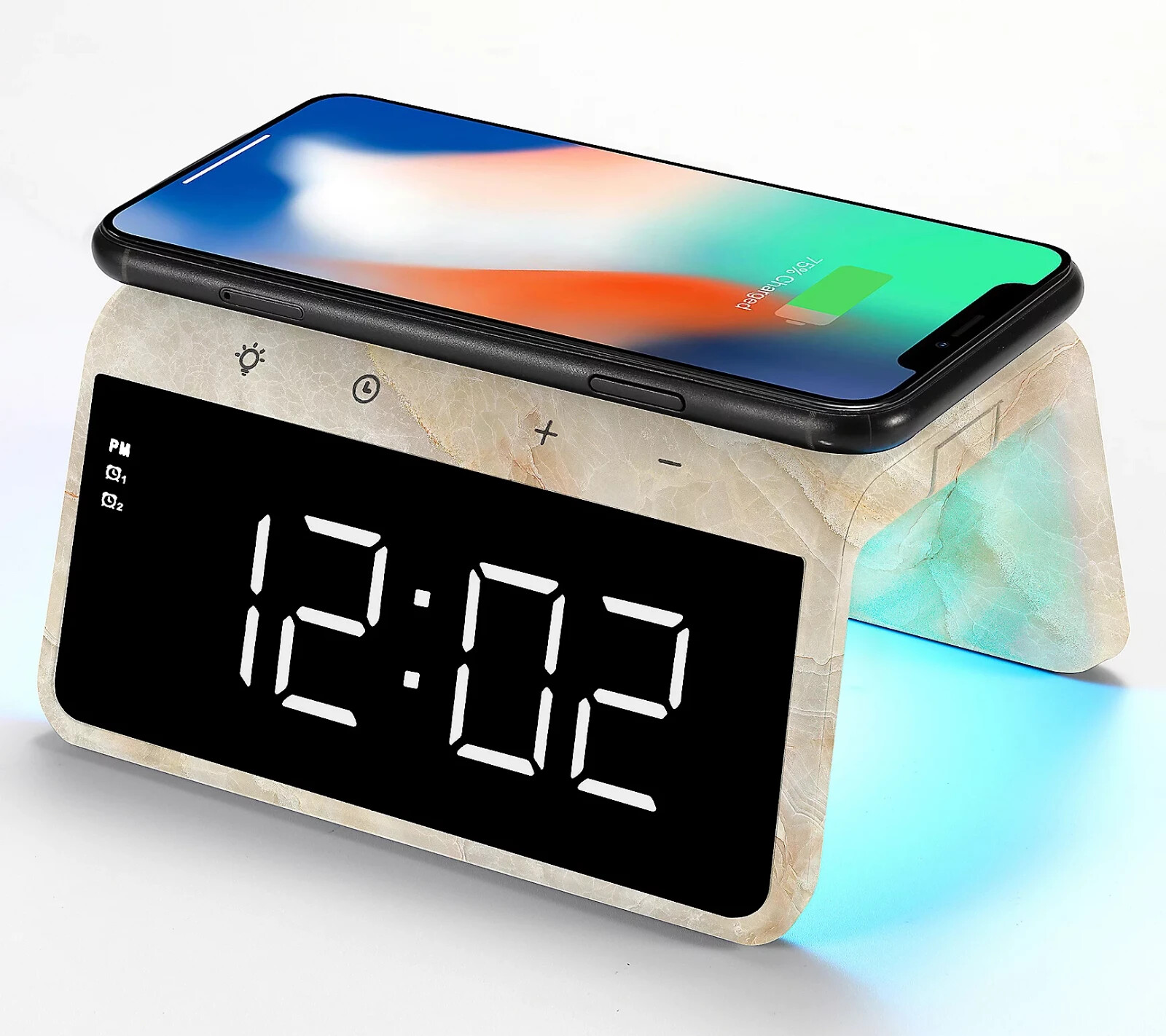 W/ Wireless Charger & Light-marble E30842