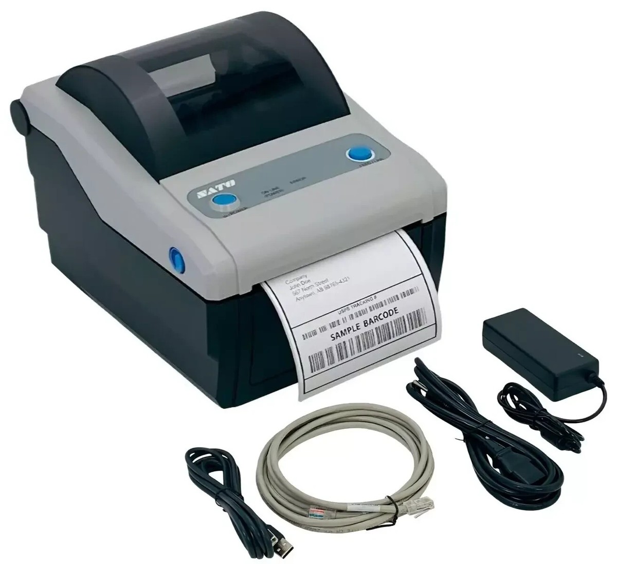 SATO CG412DT Direct Thermal 4x6 Network Label Printer - similar to