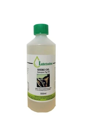 Shire Oil (Pig Oil) 100% Pure – Protects Feathers & Prevents Mud Fever 500ml