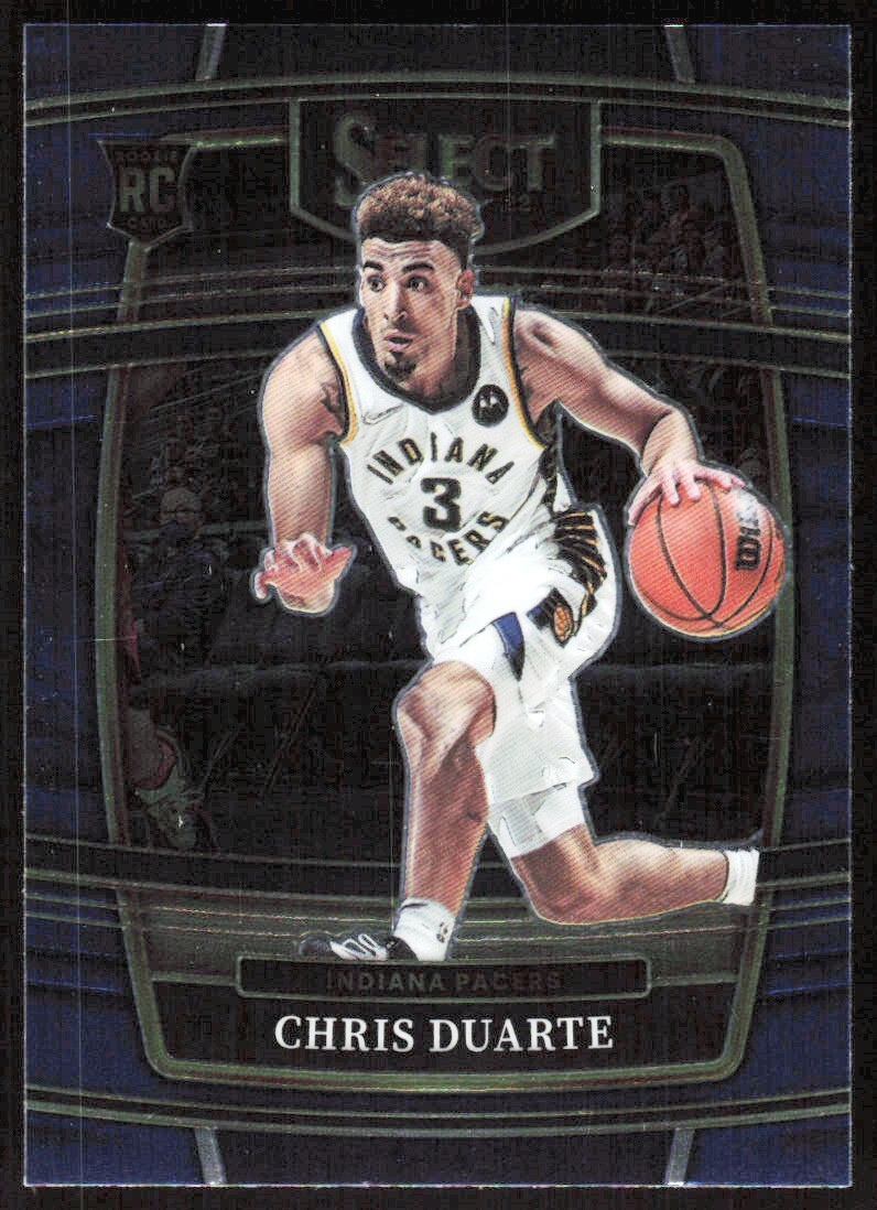 2021-22 4912A Panini Select Chris Duarte Rookie Indiana Pacers #41