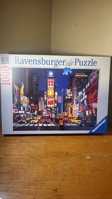 Ravensburger 1000 Pieces Jigsaw Puzzle Times Square NYC (2010)/Pre-Own ...