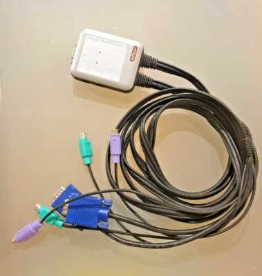 KVM Switch - Sitecom KV009 Mini KVM 2 PC-PS/2