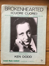 Brokenhearted Cuore Cuore as sung by Ken Dodd sheet music