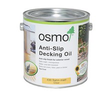 Osmo Anti Slip Decking Oil 430 Clear 2.5 litre, 750ml & 125ml