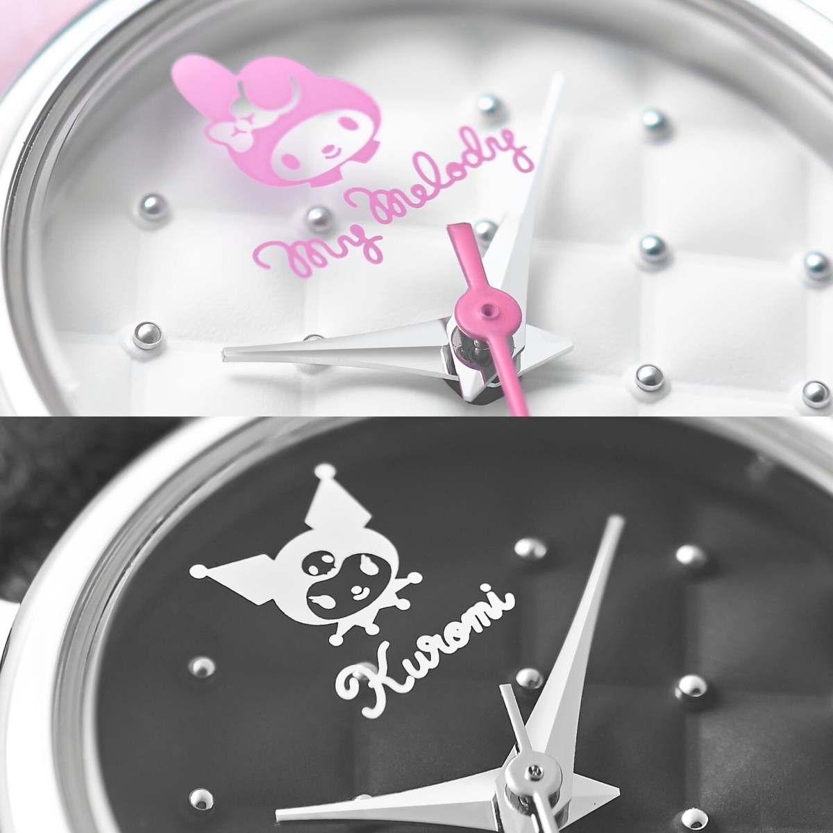 Sanrio My Melody 50th & Kuromi 20th Angel Heart Watch w/ Vanity