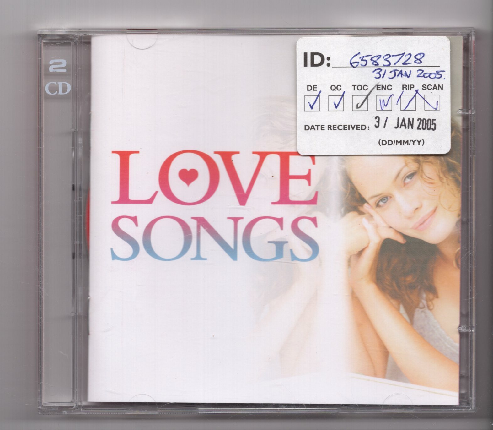 (JO941) Love Songs, 40 tracks various artists - 2005 double CD