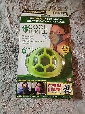 Bulbhead Cool Turtle Cool Turtle Mask Enhancer - Pack of 6