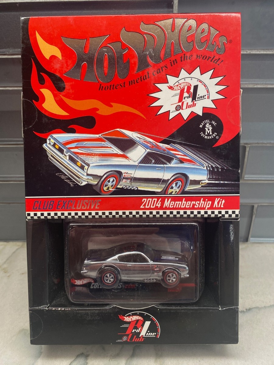 限定車　ホットウィール　RLC　カスタム　プリムス　バラクーダ　新品未開封 Hot Wheels RLC 2004 Membership Club Car Plymouth Barracuda Blue
