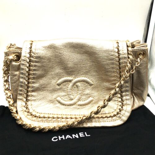 chanel black and gold dress