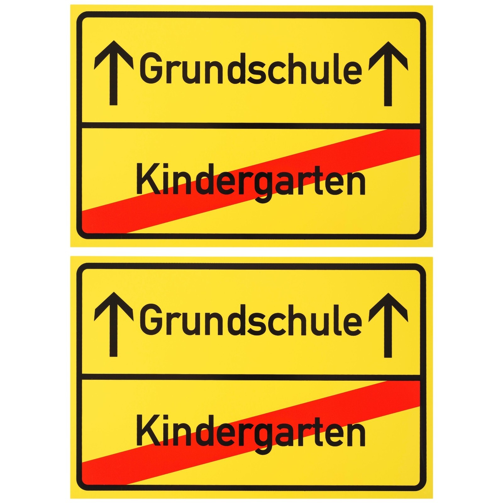 Ortsschild Einschulung Kind Schild Schulanfang Hinweis Start Schulzeit Enkel