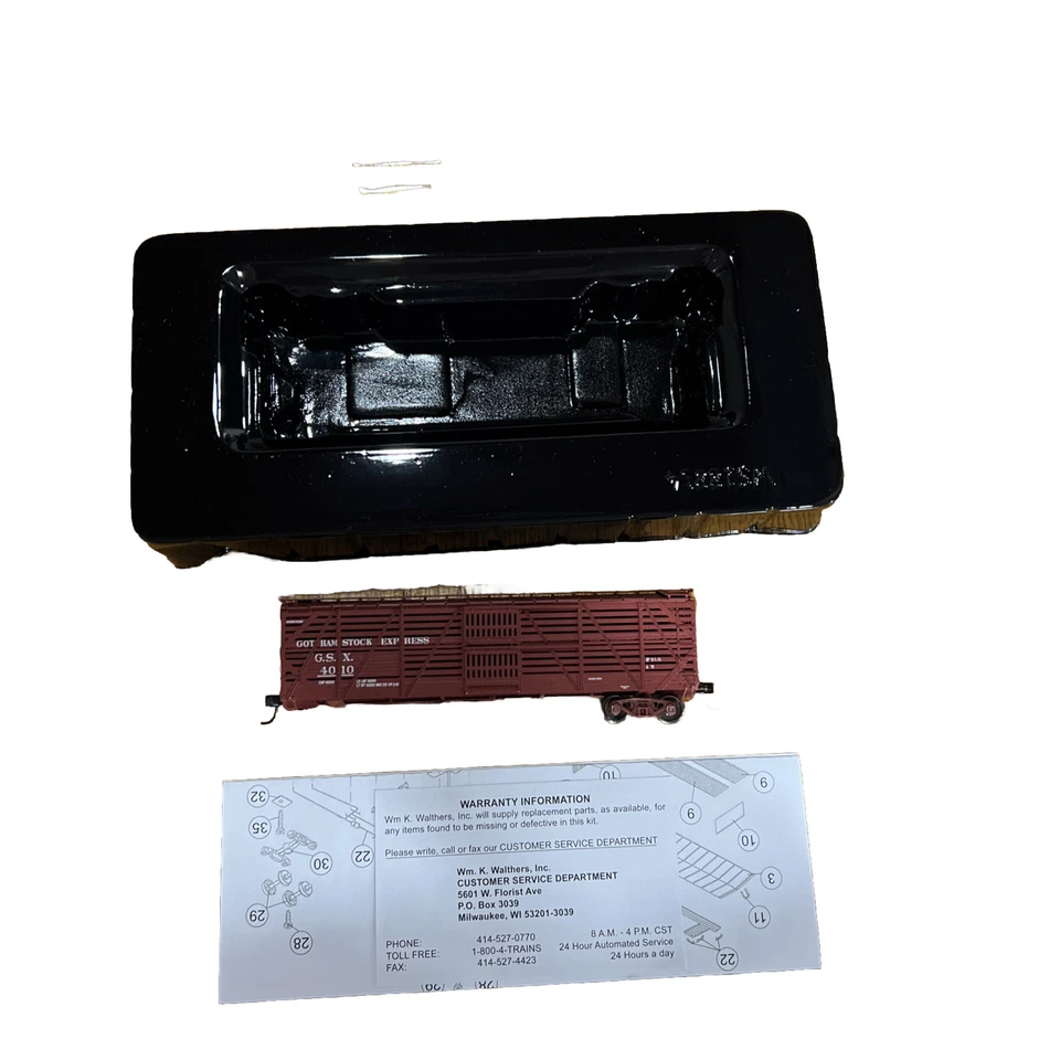 Parts- Walthers Proto #920-108803 HO Scale Mather Stock Car Missing Wheels H2 - Image 2 of 4