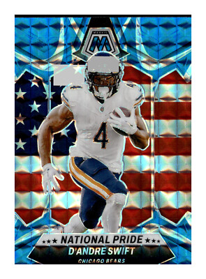2024 Panini Mosaic D'Andre Swift Genesis Prizm National Pride Case