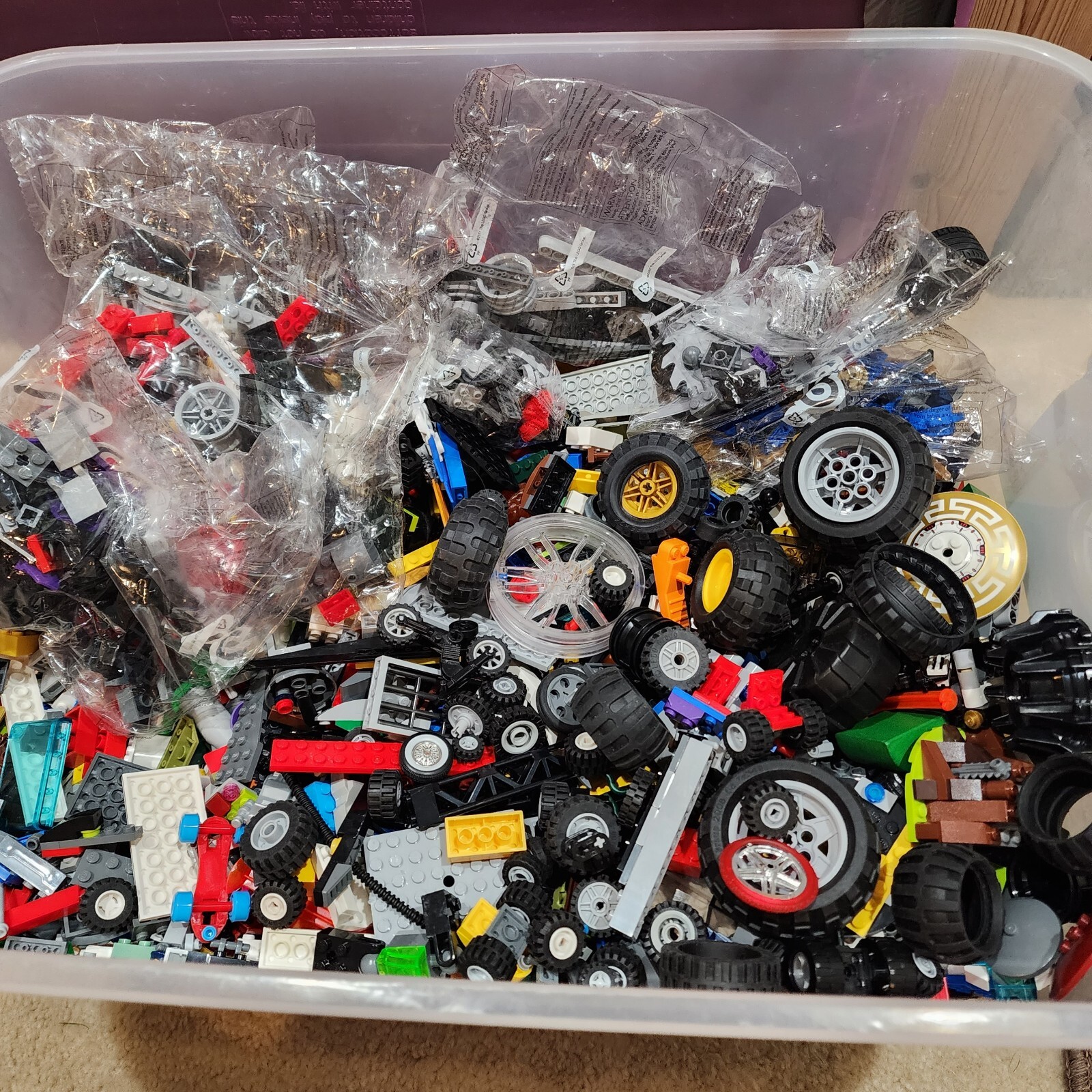 LEGO 1 Pound ***BUY 3 POUNDS GET 1 POUND FREE**Bricks Parts Pieces Tire