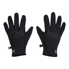 Under Armour L69640 Boys' Black Storm Fleece Tech Touch Gloves Size XL