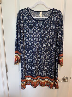 Maxine Nichols women s 2x/3x dress, 3/4 sleeve, Gorgeous