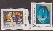 (T11-85) 1977 Argentina 2set plastic arts MH