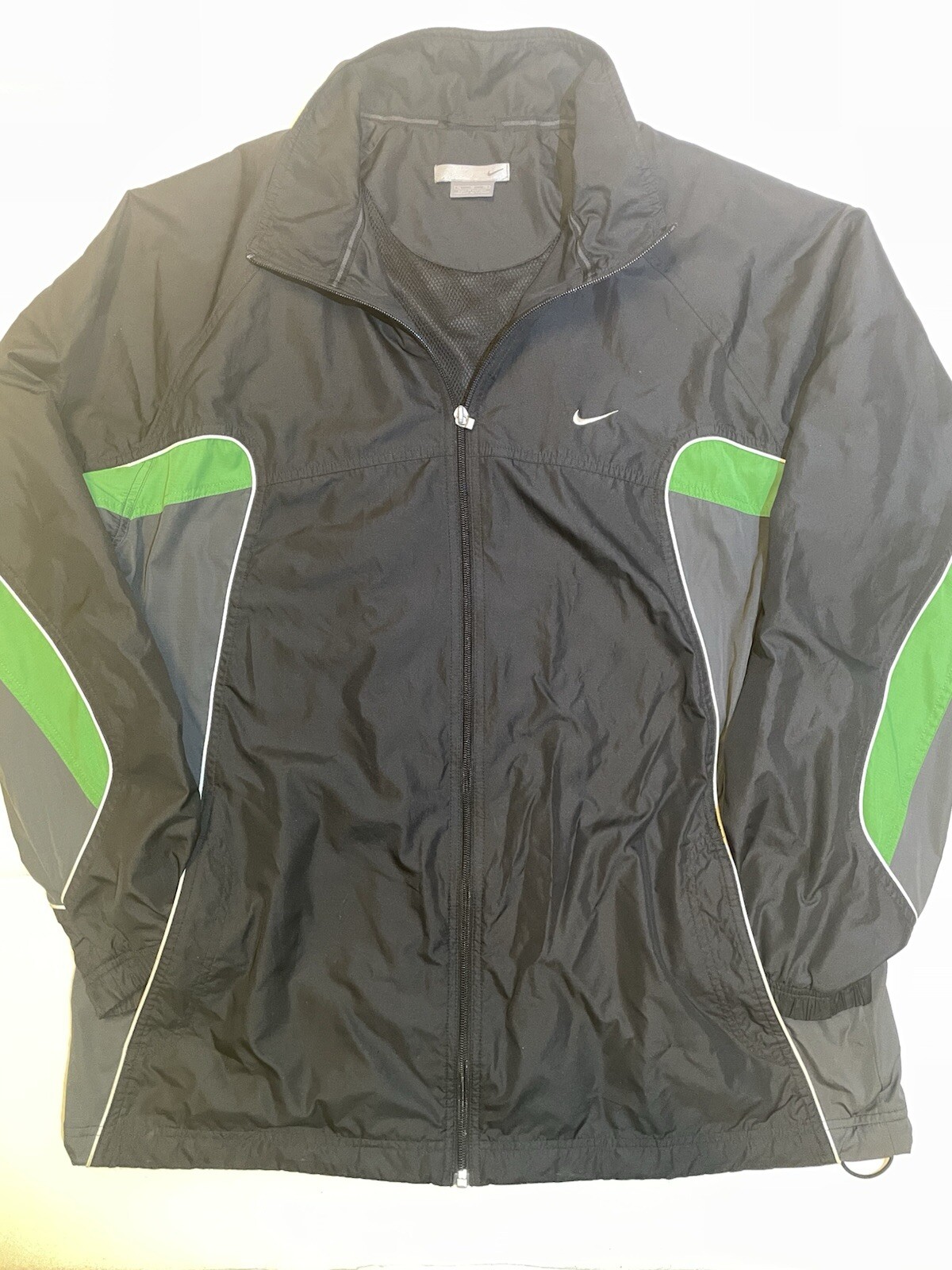 Vintage Nike Jacket Windbreaker Full Zip Y2K Streetwear Swoosh 90s Mens Size XL