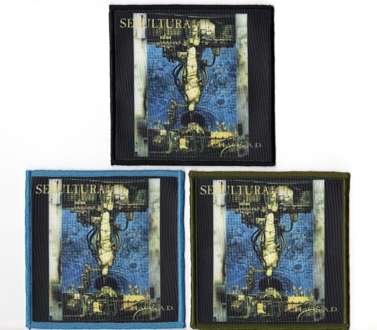 Sepultura Chaos AD Sublimated Printed Patch Brazilian Heavy Metal