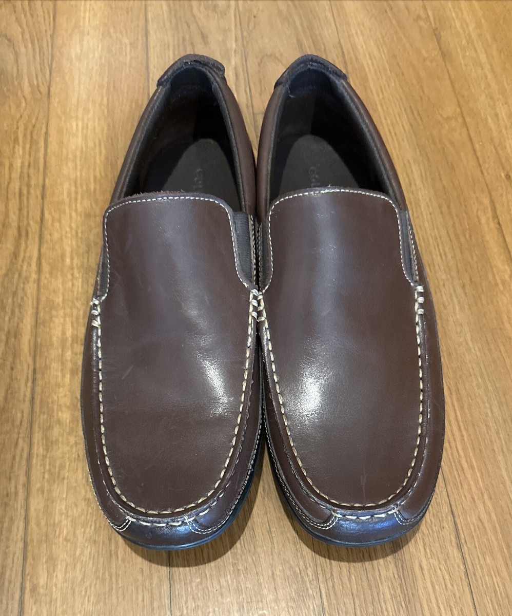 Cole Haan Tucker Venetian Mens Tan Leather Loafers Size 8.5M Cole Haan Tucker Venetian Brown Leather Loafer Z3585* Men  main image 2