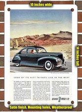 Metal Sign - 1940 Lincoln Zephyr Club Coupe - 10x14 Inches