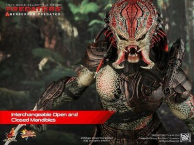 Hot Toys Mms130 1/6 Predator Berserk Predator Lion Face Predator