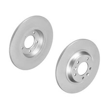 f.becker Bremsscheiben Voll Hinten Rechts Links für PEUGEOT 508 I Sw CITROEN C5 