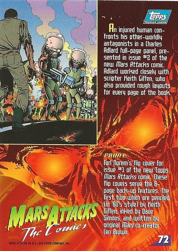 MARS ATTACKS 1994 BASE / BASIC CARDS 1 TO 99 CHOOSE BY TOPPS 1994 - Picture 69 of 80