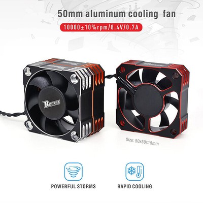 50mm High Velocity Surpass ROCKET 10,000 RPM RC Motor ESC 5-8.5V Cooling Fan b