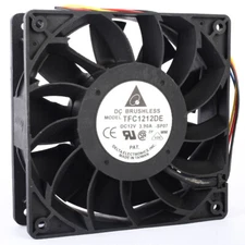 Delta 120mm PWM Fan TFC1212DE / PFB1212UHE Most Powerful Server/CaseFan 252CFM