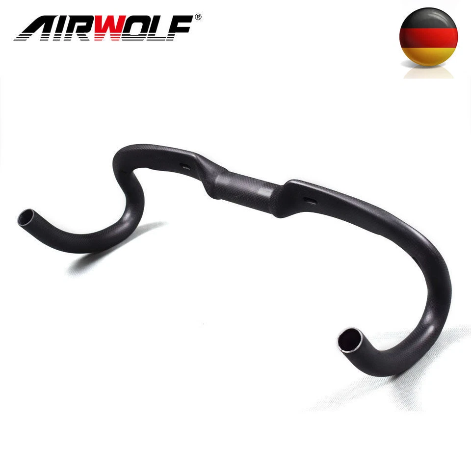 Airwolf T800 Carbon Rennrad Lenker 3K Carbon Rennrad Lenker 400/420/440mm - Bild 4 von 4