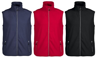 Plus Size Mens Sleeveless Micro Fleece Lightweight Vest No Maxfort Up to 7XL