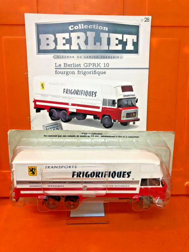 camion 1/43 Berliet GPRK 10 Frigo Chéreau 1960 Ixo Hachette 28 Neuf