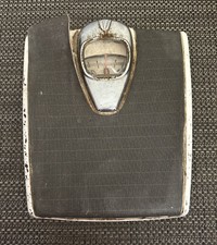 Vintage Mid-Century Detecto "Bubble Glass" Bathroom Scale Floor Scale