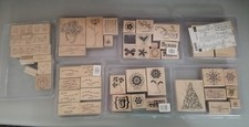 Stampin' UP! Lot of 51 Stamps New Used Excellent Condition Stamp Embossing Craft
